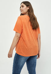 Peppercorn Marina T-Shirt Curve T-Shirt 6740 Firecracker