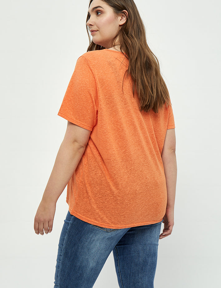 Peppercorn Marina T-Shirt Curve T-Shirt 6740 Firecracker