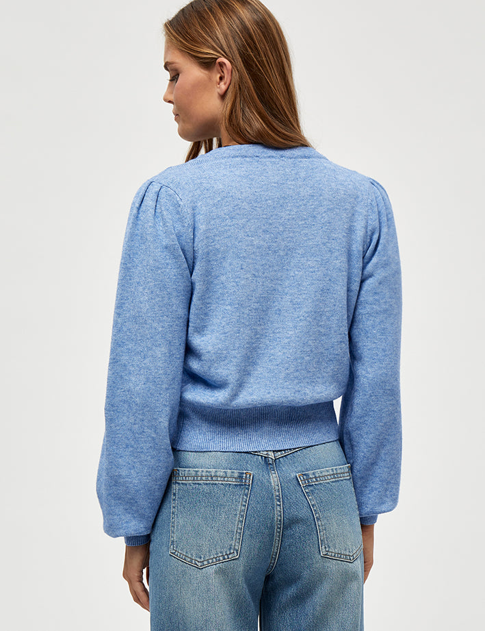 Minus Mary strik cardigan Cardigans 5012 Light Palace Blue
