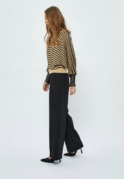 Peppercorn Mathilda Ballonærme Pullover Pullover 9000S Black Stripe