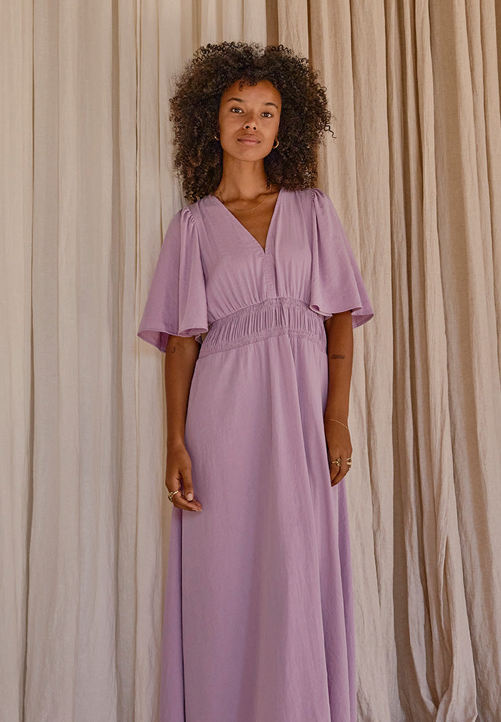 Minus Megara Maxi Kjole Kjoler 7030 Lupine Purple