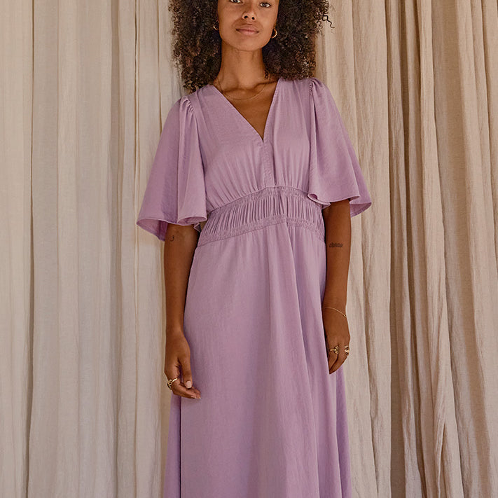 Minus Megara Maxi Kjole Kjoler 7030 Lupine Purple