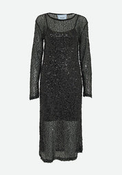 Minus MSMera Glitter Midi Kjole Kjoler Sort