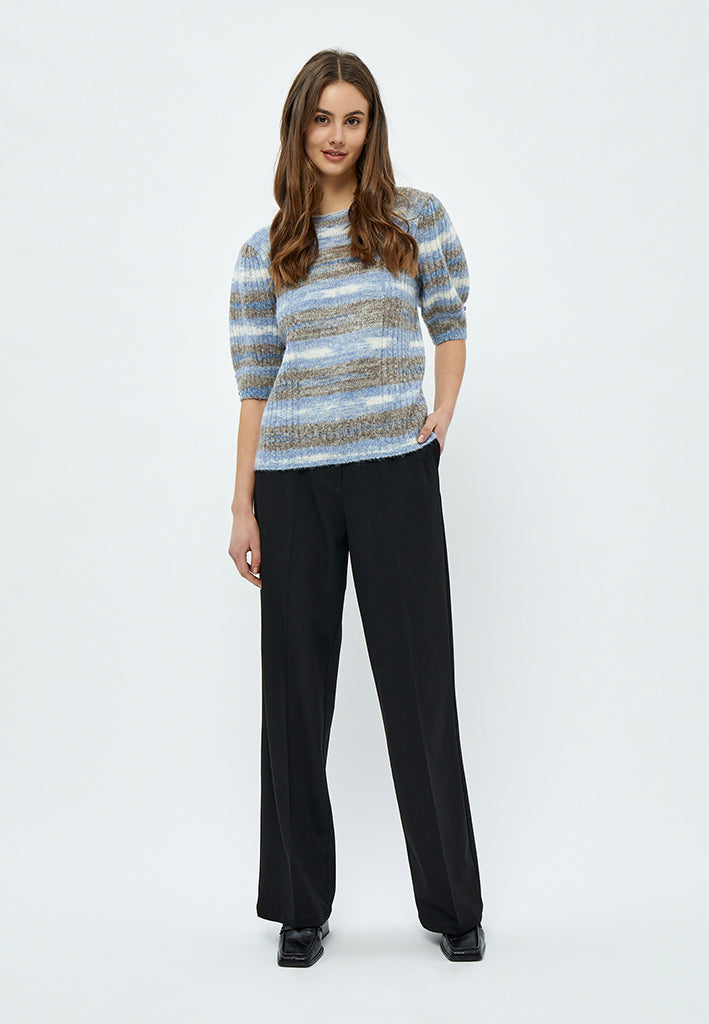 Minus Misja Strik Tee T-Shirt 5024S Royal Blue Stripe