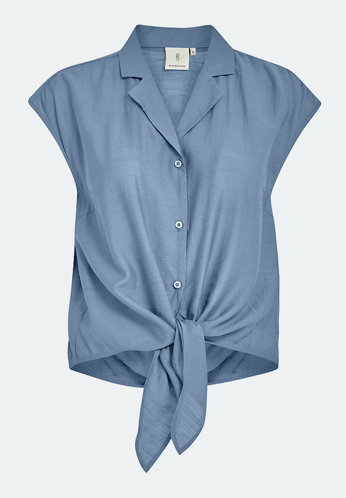 Peppercorn Naline Skjorte Skjorter 1039 FADED DENIM