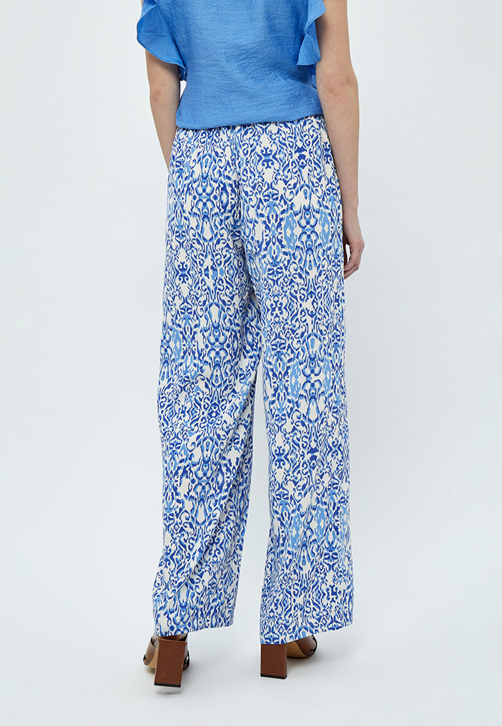 Peppercorn Nicoline Bukser Bukser 2993P Marina Blue Print