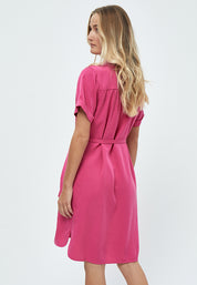 Minus Nilin Skjortekjole Kjoler 7211 Super Pink