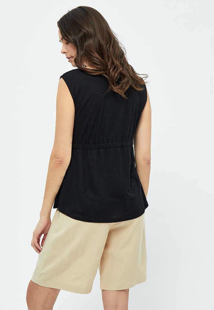 Peppercorn Nola Top Toppe Sort