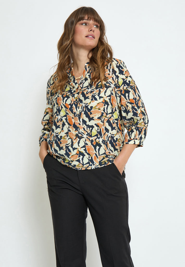 Peppercorn Odette Bluse Bluser 2958P Jet Black Print