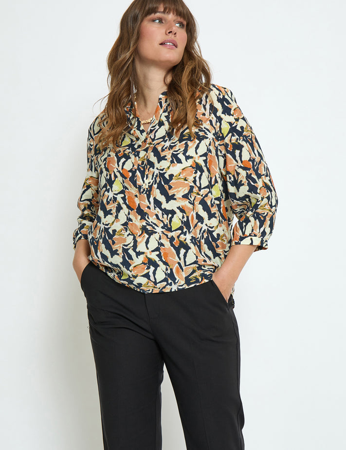 Peppercorn Odette Bluse Bluser 2958P Jet Black Print