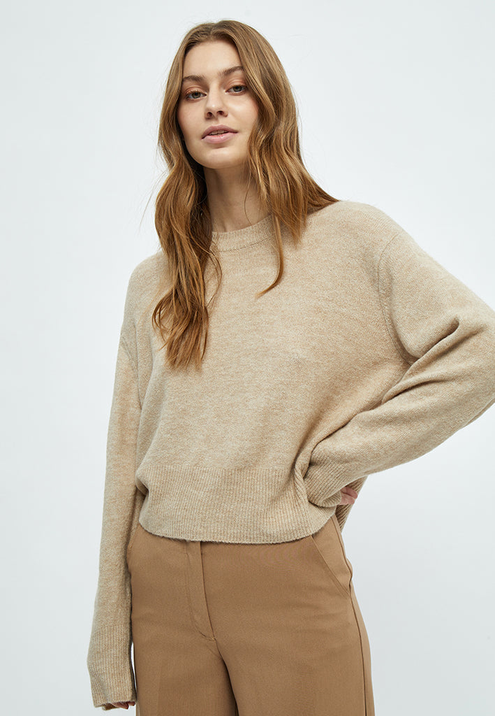Peppercorn Orchid Strik Pullover Pullover 2105M Feather Gray Melange
