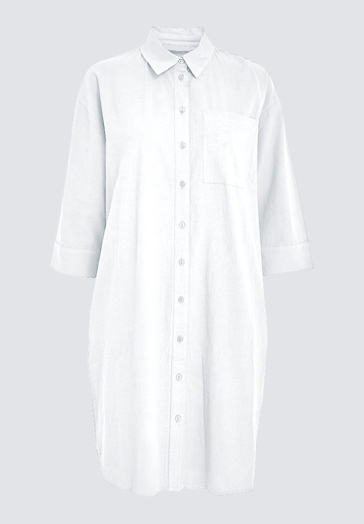 Peppercorn PCAmy Shirt Dress Kjoler 0011 Gardenia