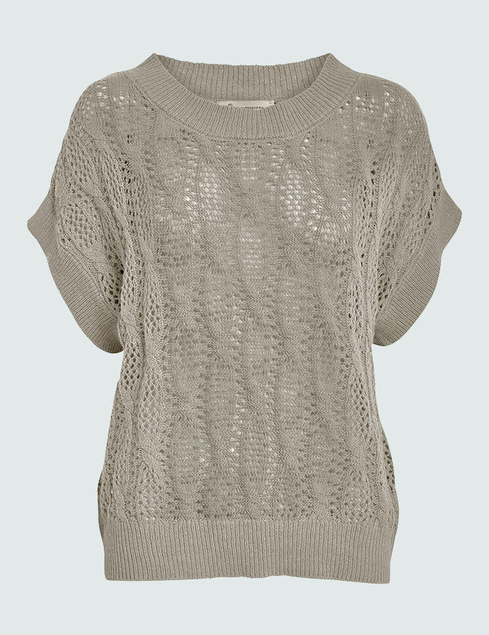 Peppercorn PCAngelica Top Toppe 2206 Fog Sand