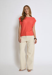 Peppercorn PCAverly T-Shirt T-Shirt 4174 Hot Coral