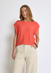 Peppercorn PCAverly T-Shirt T-Shirt 4174 Hot Coral