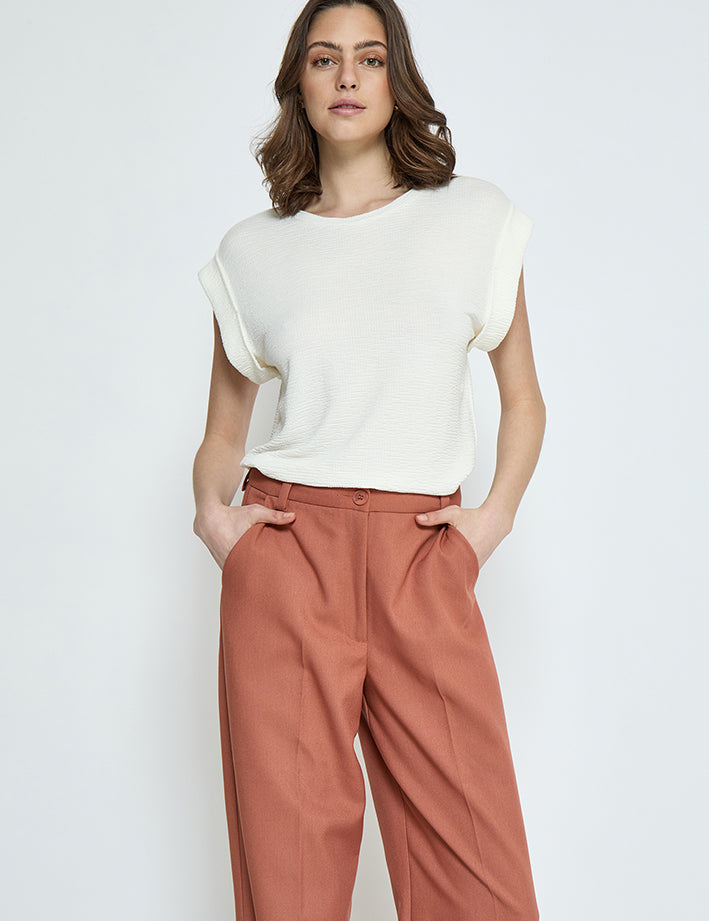Peppercorn PCAverly T-Shirt T-Shirt 0011 Gardenia