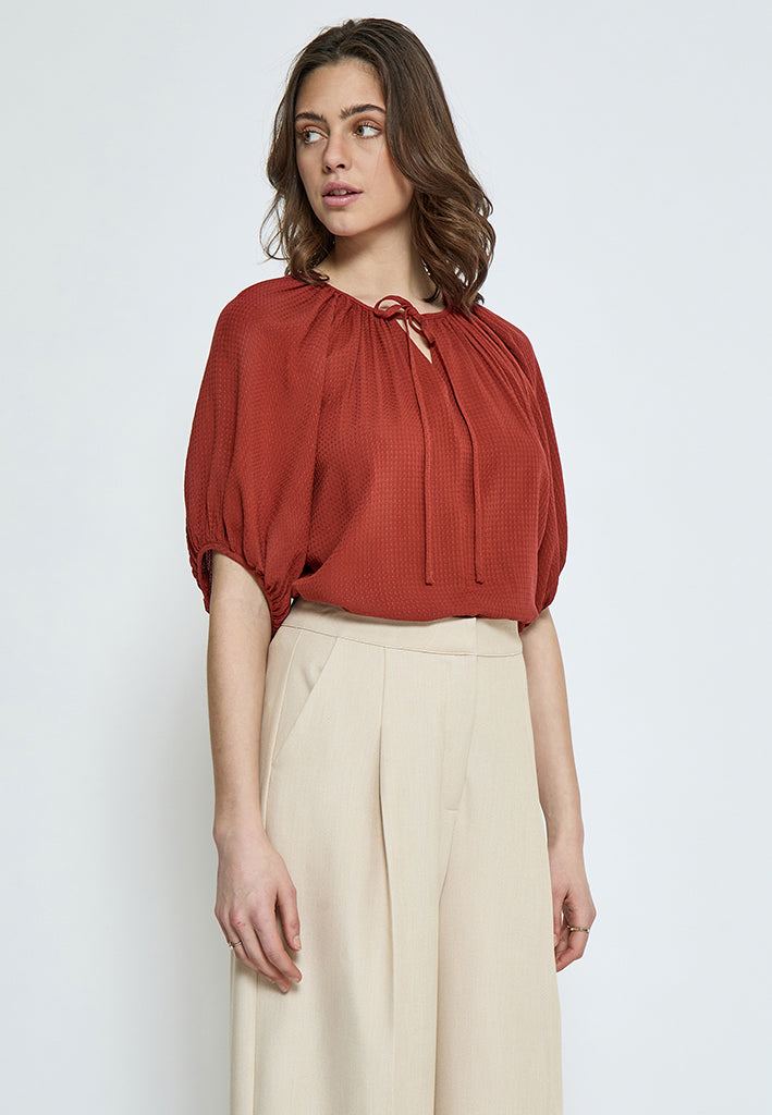 Peppercorn PCBabro Top Bluser 4086 Red Ochre