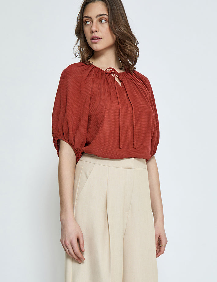 Peppercorn PCBabro Top Bluser 4086 Red Ochre