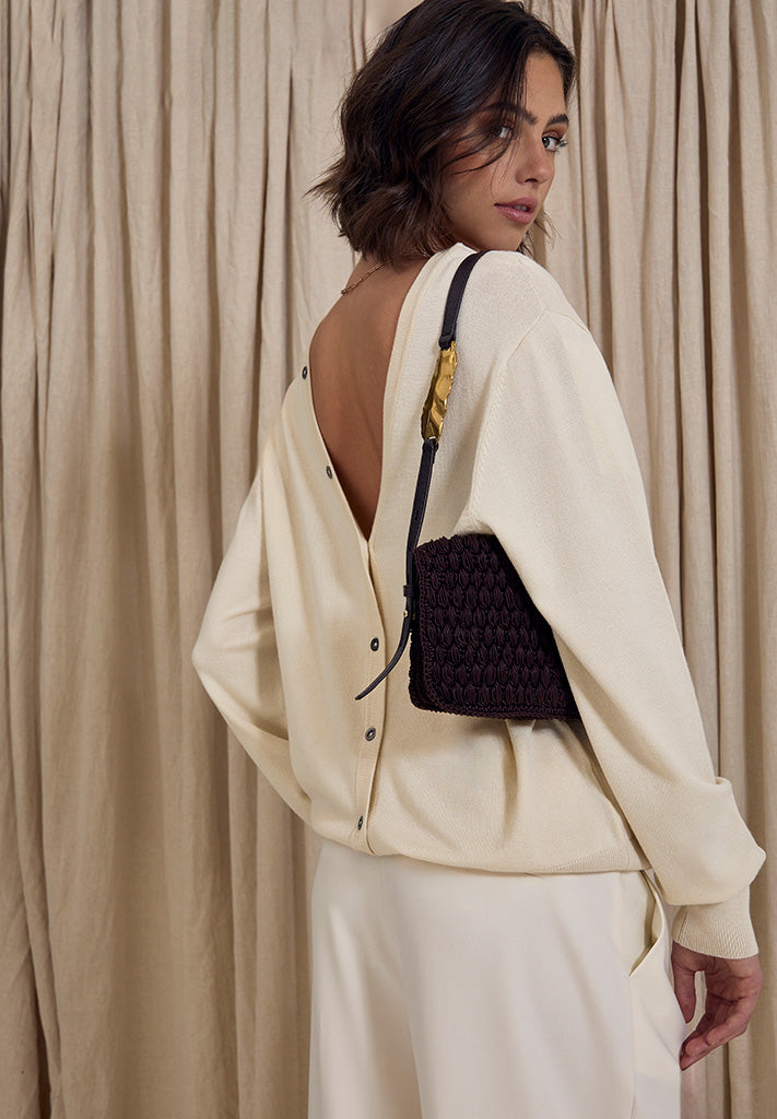 Peppercorn PCBandy V-Neck cardigan Cardigans 0011 Gardenia