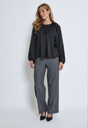 Peppercorn PCBelis Long Sleeve Blouse Bluser Sort
