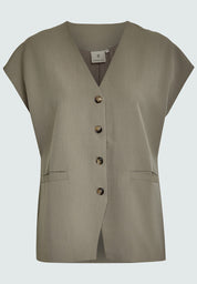 Peppercorn PCBrenda Figursyet Vest Vest 0178 Winter Twig Sand