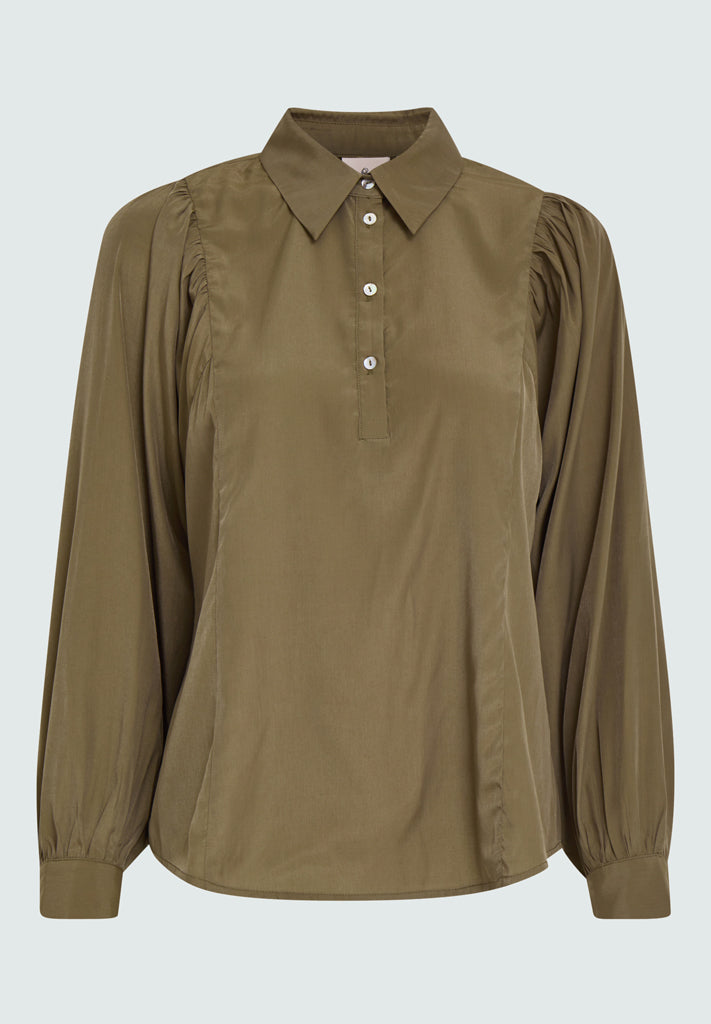 Peppercorn PCBritta Shirt Skjorter 6012 Kangaroo Brown