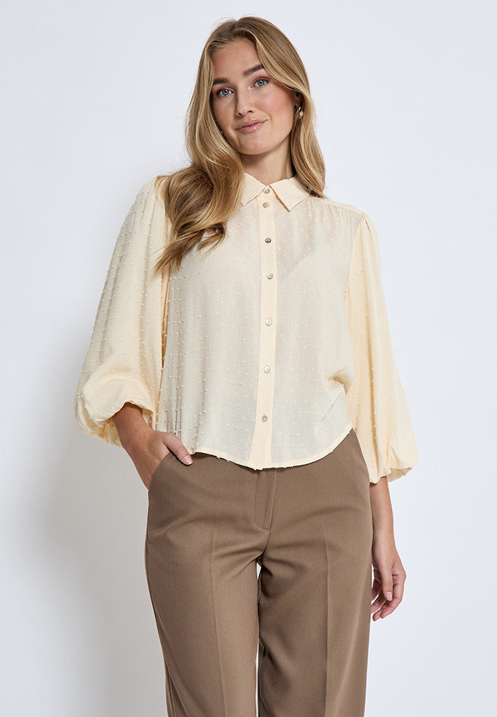 Peppercorn PCCarilla Shirt Skjorter 2206 Fog Sand