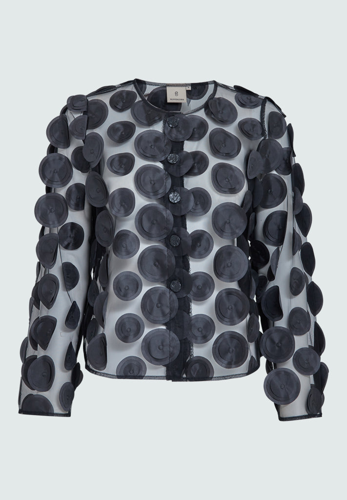 Peppercorn PCCaroline Long Sleeve Jacket Jakker Sort