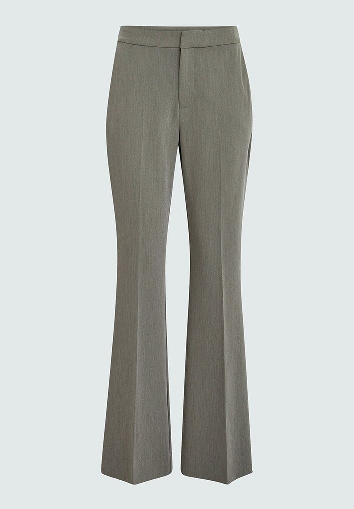 Peppercorn PCCindy Flared Pant Bukser 0178M Winter Twig Sand Melange