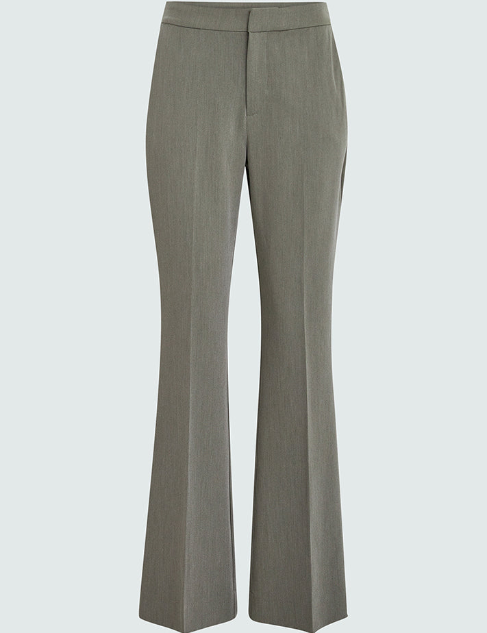 Peppercorn PCCindy Flared Pant Bukser 0178M Winter Twig Sand Melange