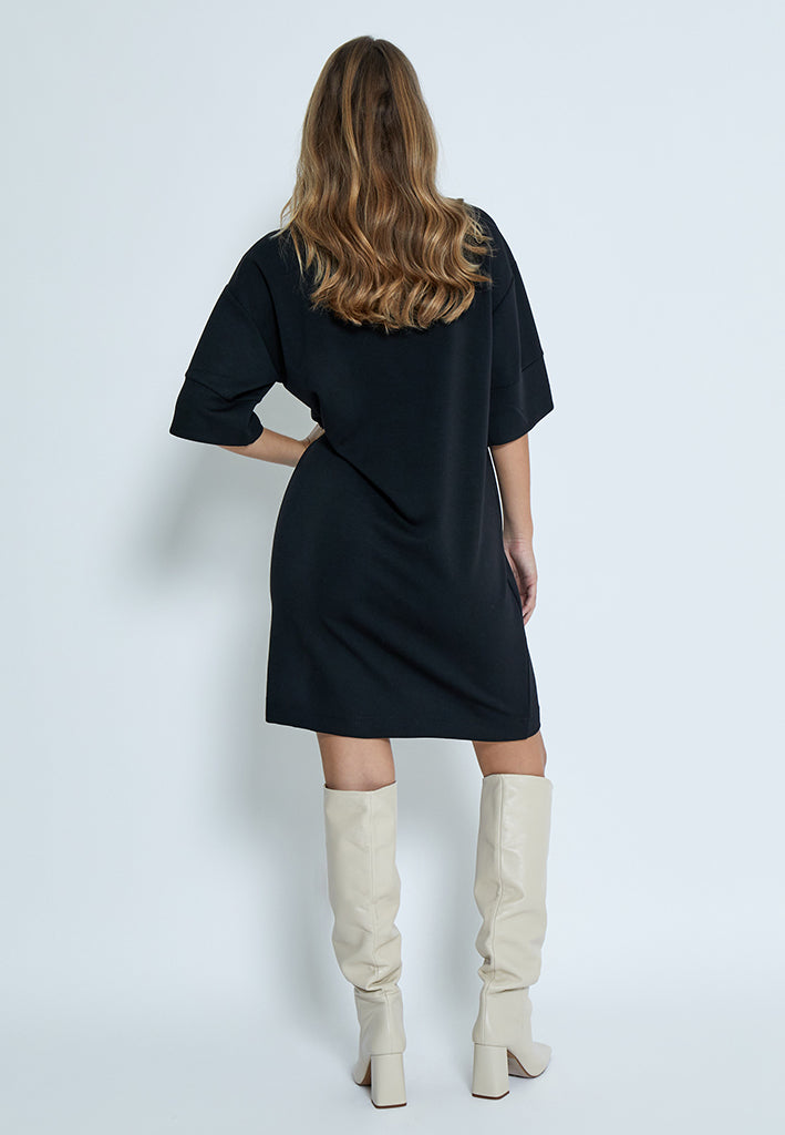 Peppercorn PCDicette 2/4 Sleeve Dress Kjoler Sort