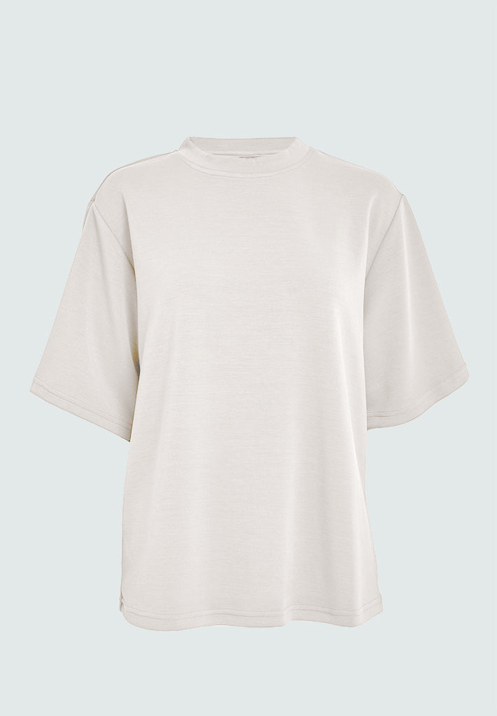 Peppercorn PCDicette Long Tee T-Shirt 0011 Gardenia