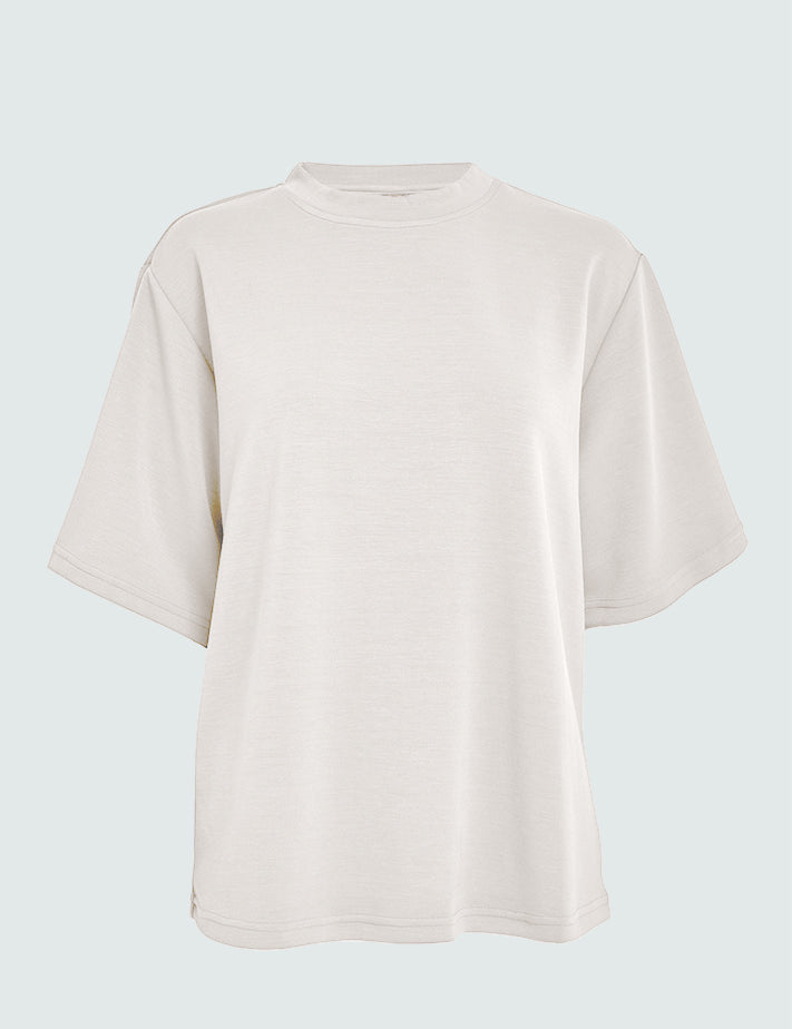 Peppercorn PCDicette Long Tee T-Shirt 0011 Gardenia