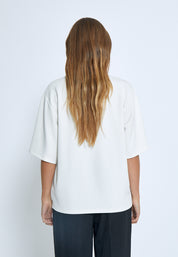 Peppercorn PCDicette Long Tee T-Shirt 0011 Gardenia