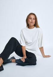 Peppercorn PCDicette Long Tee T-Shirt 0011 Gardenia