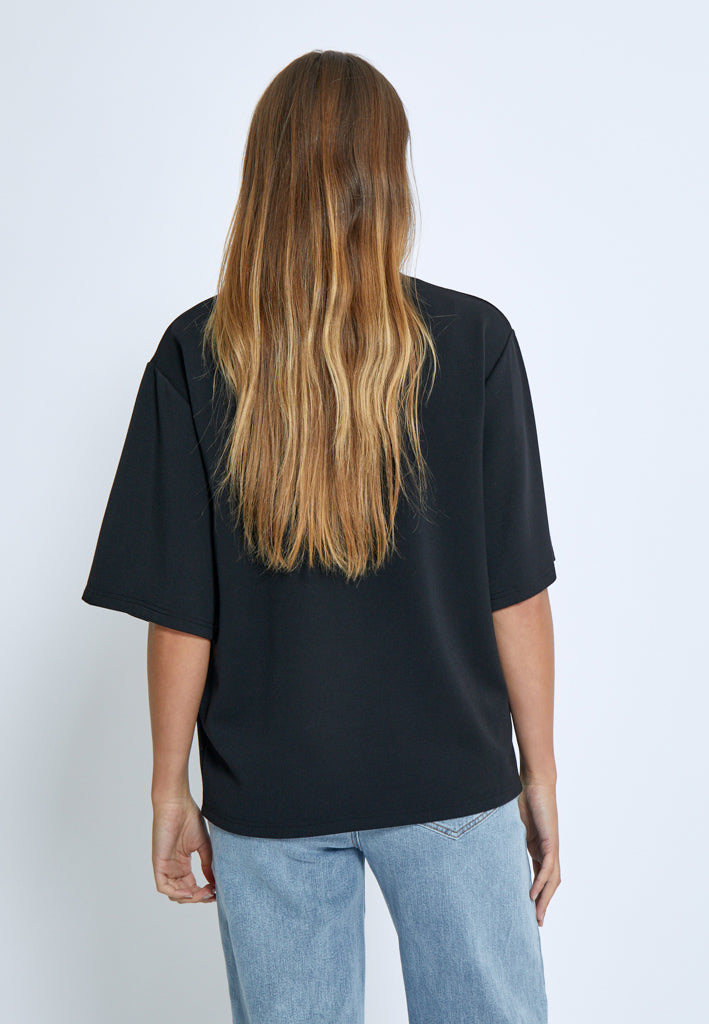 Peppercorn PCDicette Long Tee T-Shirt Sort