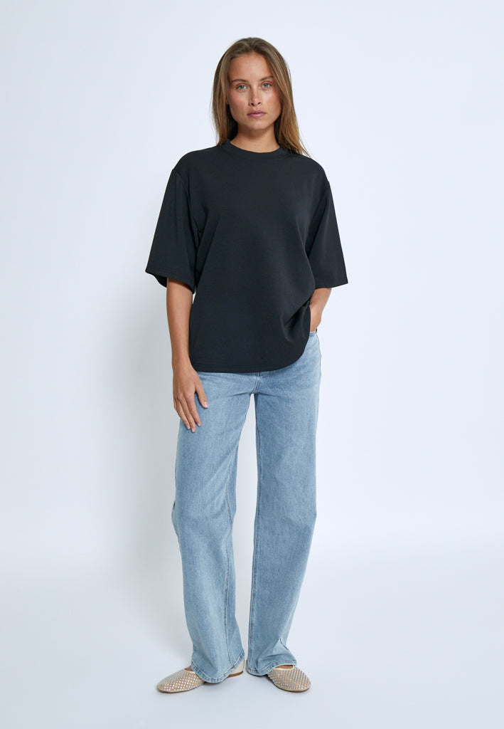 Peppercorn PCDicette Long Tee T-Shirt Sort