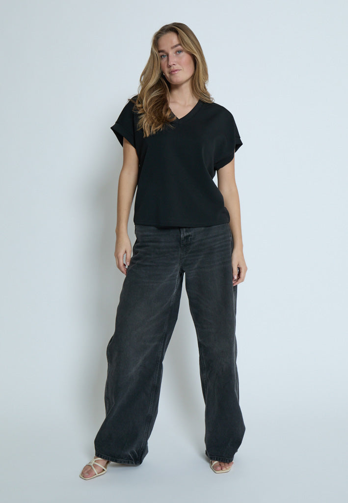Peppercorn PCDicette V-Top Toppe Sort