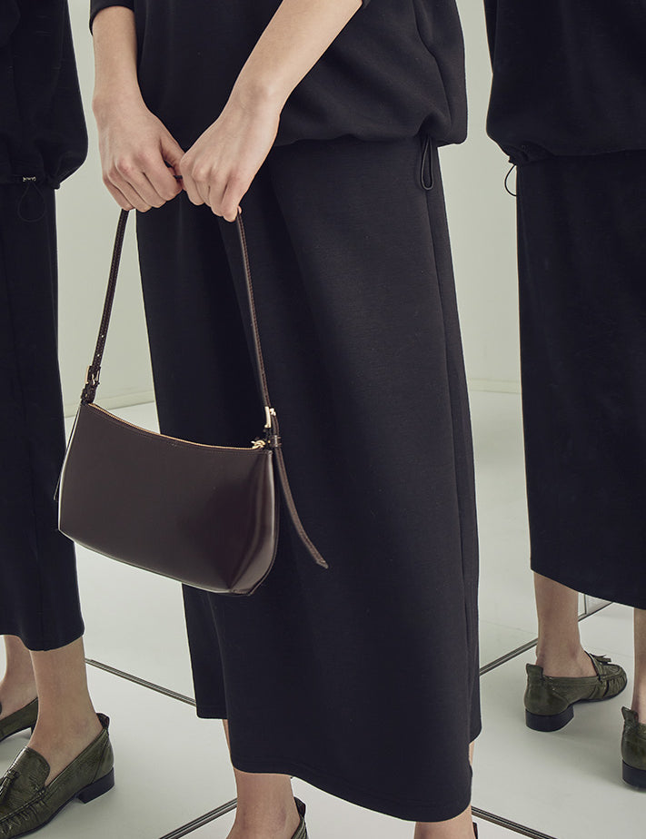 Peppercorn PCDicette long skirt Nederdele Sort