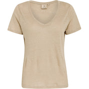 Peppercorn PCDicte V T-shirt T-Shirt 101 Feather Grey Melange