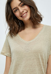 Peppercorn PCDicte V T-shirt T-Shirt 2105 Feather Gray
