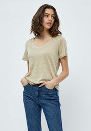 Peppercorn PCDicte V T-shirt T-Shirt 2105 Feather Gray