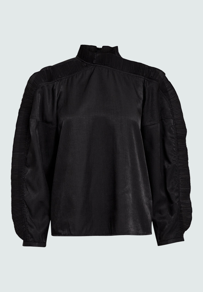 Peppercorn PCEnya Blouse Bluser Sort