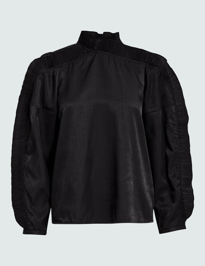 Peppercorn PCEnya Blouse Bluser Sort