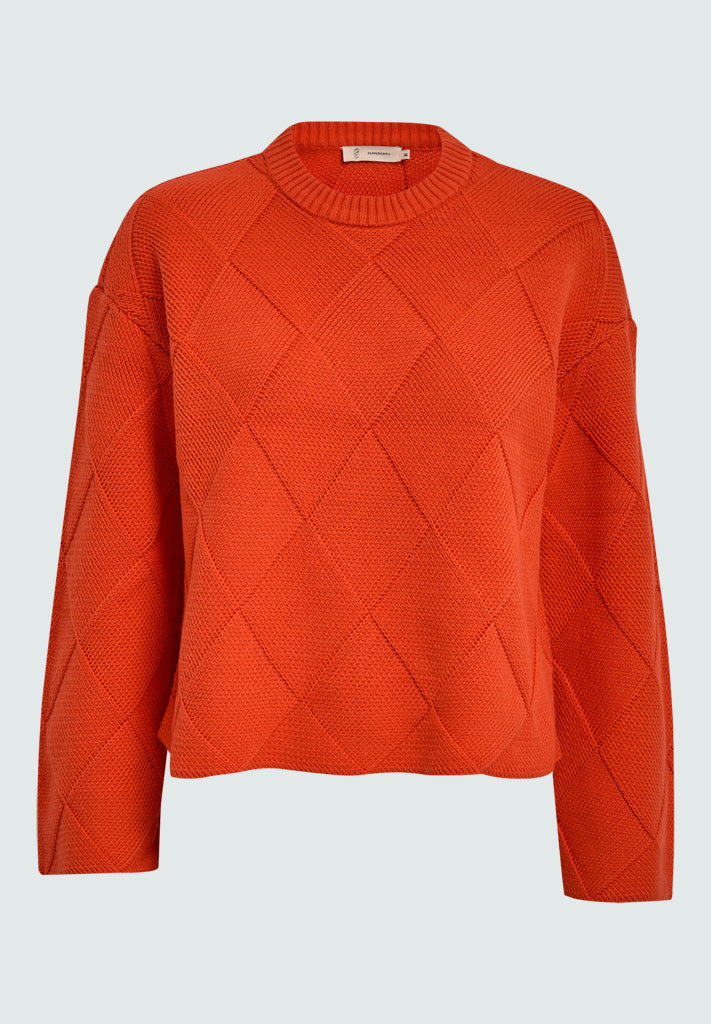 Peppercorn PCFay O-Neck Pullover Pullover 4071 GRENADINE