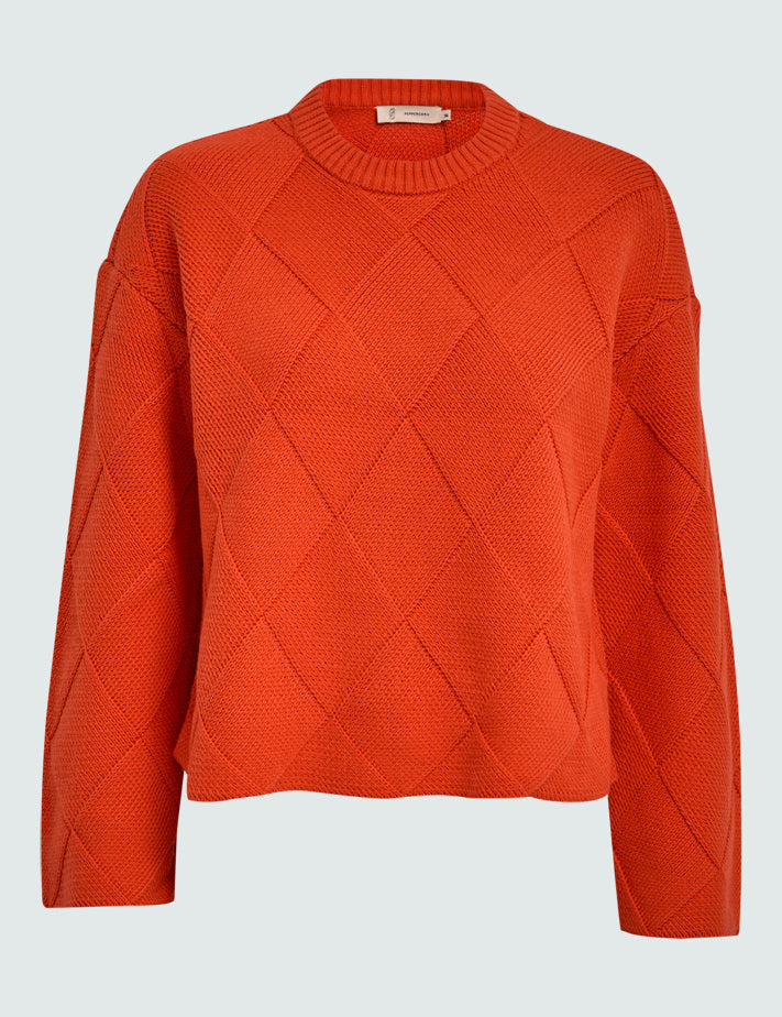 Peppercorn PCFay O-Neck Pullover Pullover 4071 GRENADINE