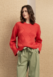 Peppercorn PCFay O-Neck Pullover Pullover 4071 GRENADINE