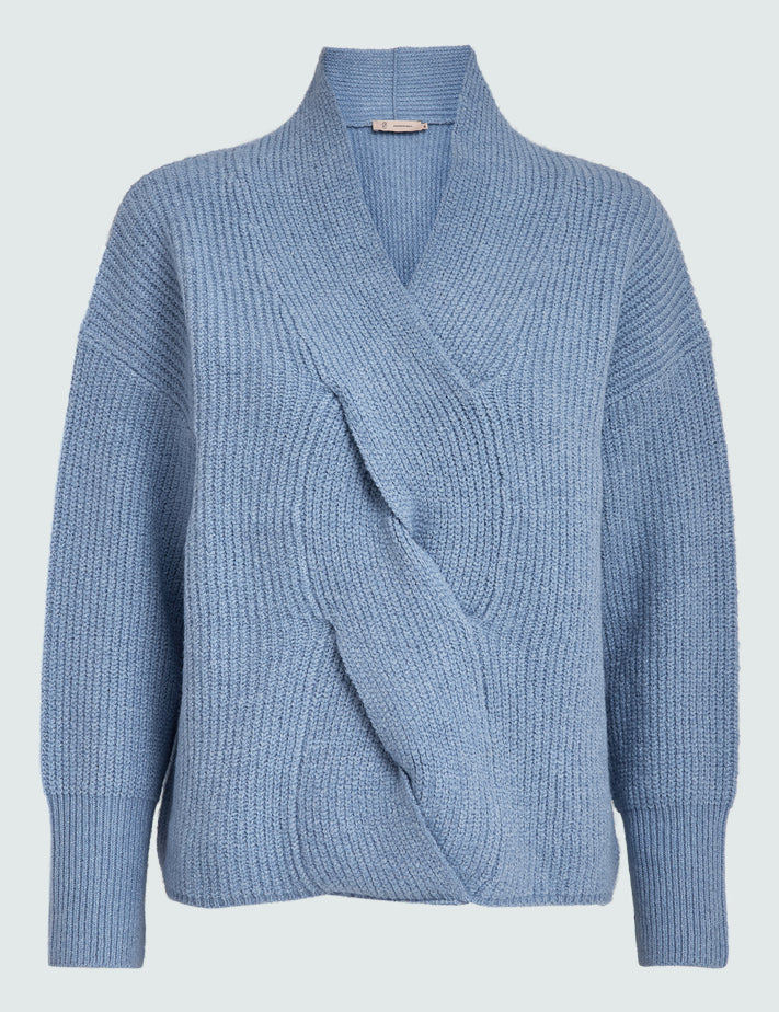 Peppercorn PCFeline V-Neck pullover Pullover 520 Allure Blue