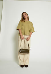 Peppercorn PCFiola GOTS T-shirt T-Shirt 0148 Gray Green