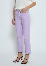 Peppercorn PCFione MW Cropped Jeans Jeans 7222 Lavendula Purple